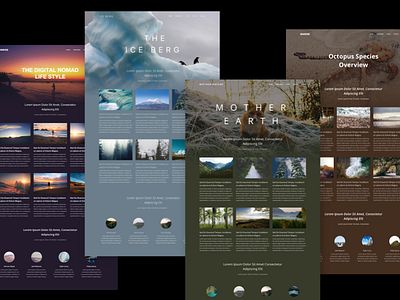 Mother Nature - bootstrap template