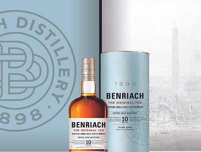 BENRIACH branding design design art photoshop