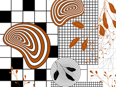 ShahidBashir 1208 abstract design abstract geometry botanical geometric design textile design textile print