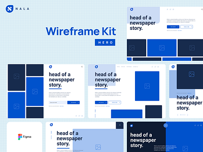 Nala Wireframe Kit Hero