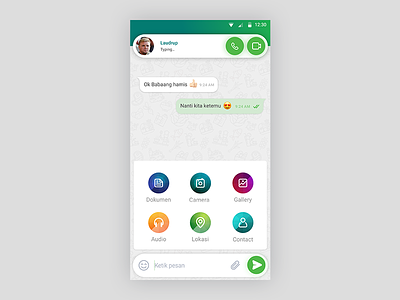 Wa Concept Redesign chat chatting whatsapp