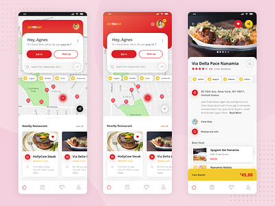 GoToEat Food App breakfast dinner eat eat in food food delevery food services lunch meal pizza restaurant