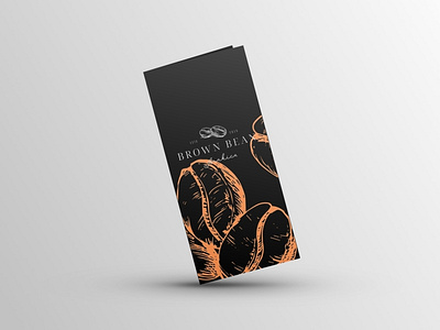 Coffee brand packaging brochure