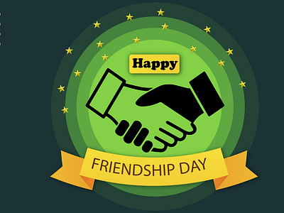 International Friendship Day Banner friends forever graphic design international friendship day