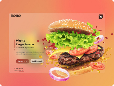 Website e-commerce Solution black branding burger case study design ecommerce food glass glassmorphism dashboard graphic design interface logo ui user experiense user interface ux website