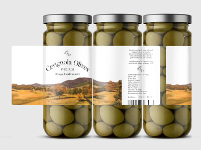 Olive Jar Label