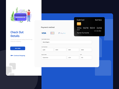 Checkout - DailyUI adobe xd checkout clean credit card dailyui dailyuichallenge dark form