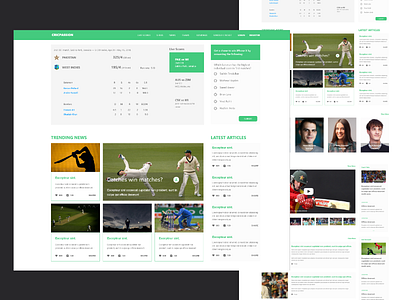 Cricket homepage