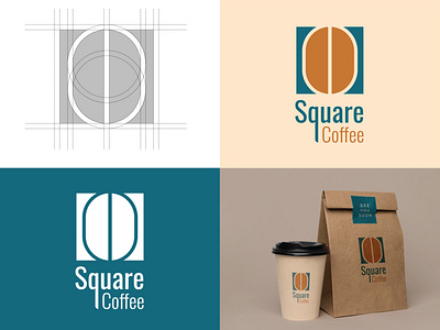 Square coffee Concept 1 adobe branding cafe coffee design graphic design icon illustration logo ui vector