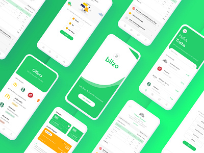 Billing App UI - SET 1 analytics android app billing bills coupons data design system earnings feedback insterface interactions ios loyalty program offers product design ui ux