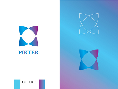 Pikter logo branding creative logo design illustration logo logodesign luxury logo minimalist logo professional logo ui