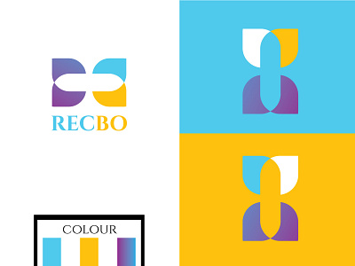 Recbo logo design branding creative logo design illustration logo logodesign luxury logo minimalist logo professional logo ui