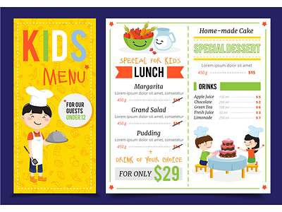 Menu Card Design