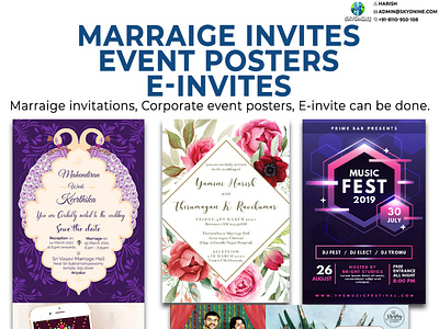 Invites & Invitations adobe photoshop design illustration poster poster art poster design