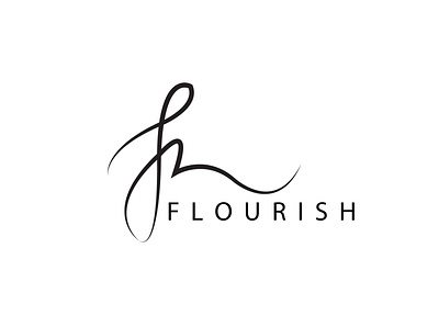 Flourish Logo calligraphy calligraphy logo cleandesign designers2021 elegantlogos flourish flourishing freelancers graphicdesigners illestrated logodesigners theletterf