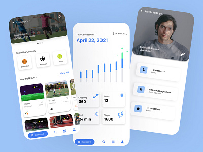 Fitness App UI/UX Design