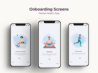 Onboarding Screens - Mental Health App