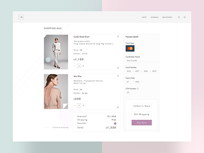 Be Iconic: checkout concept. by Karolina Awizen on Dribbble