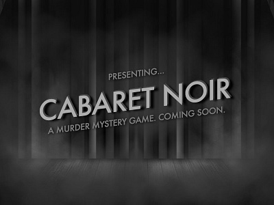 Cabaret Noir Website