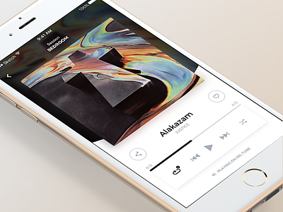 Music Player - iOS App app ios mobile music music player player spotify theme ui ux