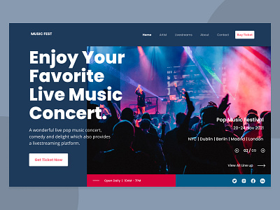 Music Event portal