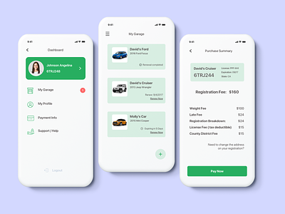 Car Registration renewal app