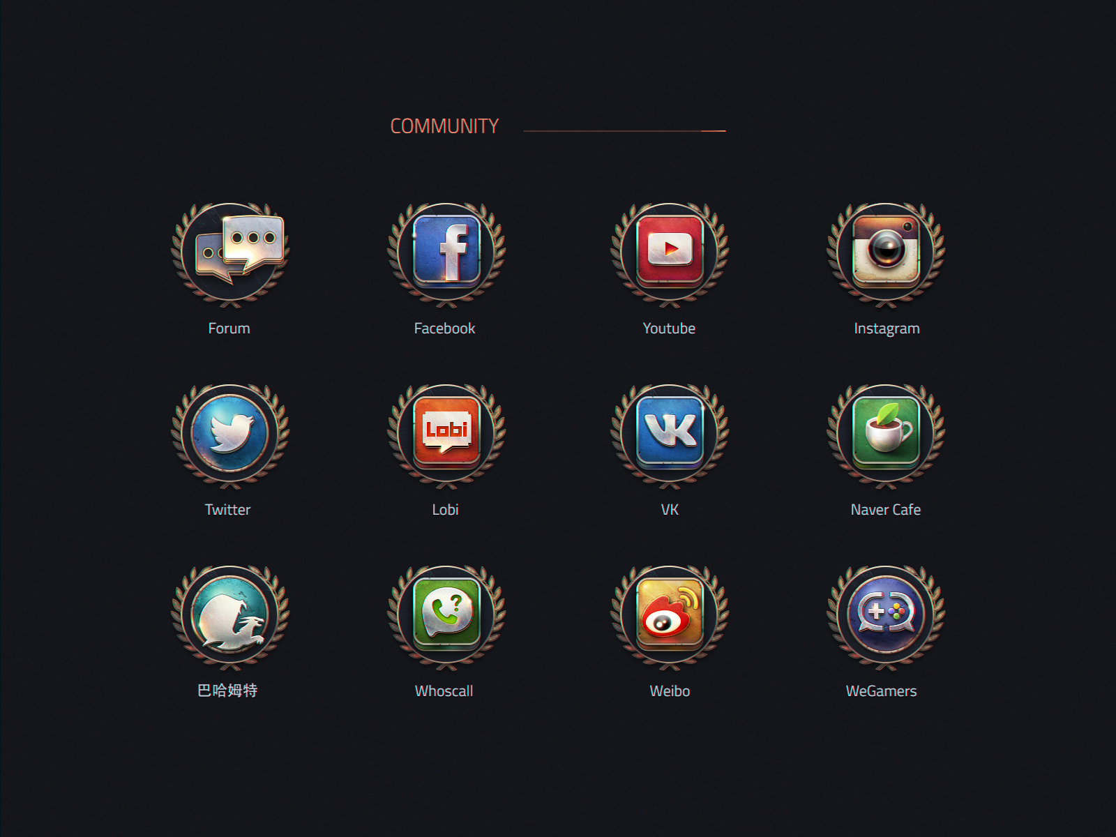 Social Icons By Tanya On Dribbble