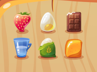 Cooking classes: icon set