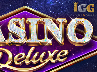 Logo casino diamond font game gold logo text ui