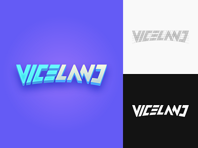 Viceland Logo 2d animation branding concept design illustration logo typography vector