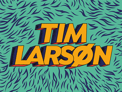 Tim Larsøn Band Logo 2d branding design graphic design illustration logo vector