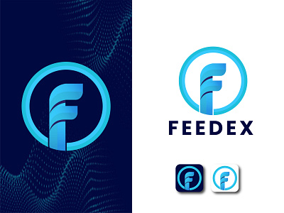 FEEDEX (f letter logo) anbipul98 apps icon brand identity branding design design brandings f letter design f letter icon f letter logo icon illustration logo logo maker logotype minimalistlogo modernlogo software icon software logo vector website logo