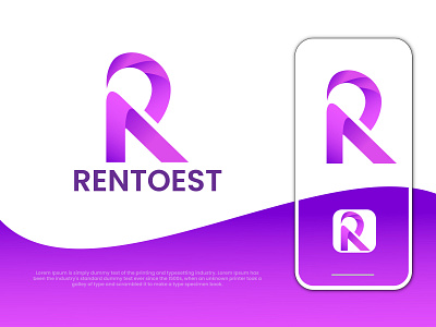 Rentoest logo (r letter concept) anbipul98 apps icon branding corporate logo design icon iconic logo illustration logo logo design logomaker logotype minimalistlogo modernlogo r letter icon r letter logo rentoest logo software icon vector website logo