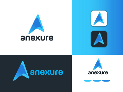 Anexure logo (a letter concept)