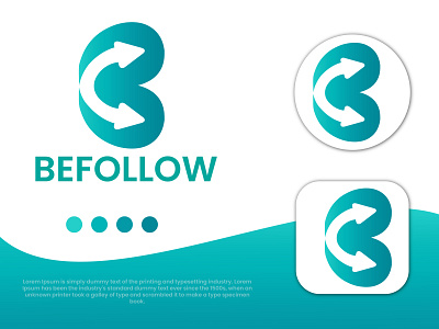 befollow loto (b letter concept)