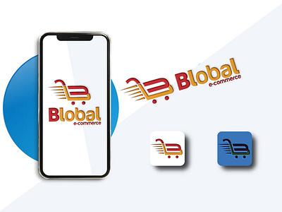 Blobal logo (b letter concept)
