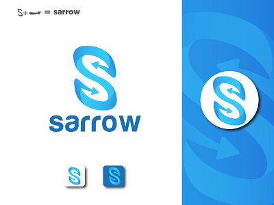 sarrow logo branding business icon business logo creative logo desgin icon design graphic design icon iconic logo logo logo maker logotype minimalistlogo modern logo modernlogo s letter icon s letter logo sarrow logo unique design logo vector