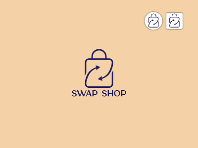SWAP SHOP logo anbipul98 branding design design logo ecommerce logo fiverr logo icon logo logo design logoseller logotype minimal logo minimalistlogo modernlogo shop logo swap shop logo
