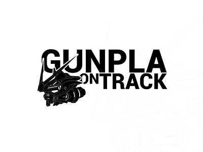 Gunpla on Track logo design