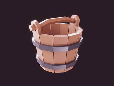 Lowpoly Bucket, Duh!