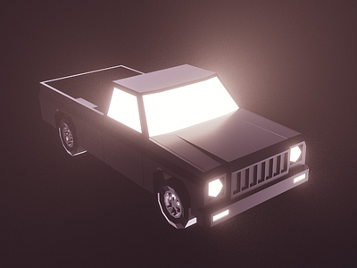 Lowpoly Pickup Truck