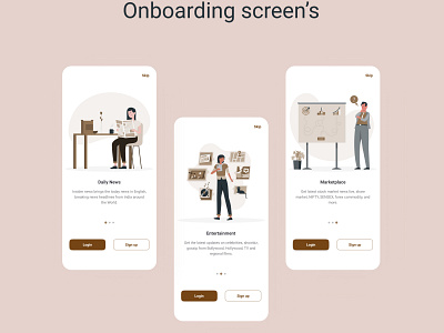 Onboarding Screen's