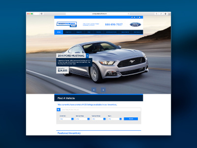 Woody Anderson Ford - site refresh cars css dealership ford html webdesign website