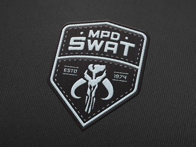 SWAT Patch hunter mandalorian patch swat tactical team