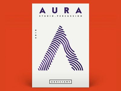 Aura Auxiliary Cover album cover cover art illustration minimal simplicity vector