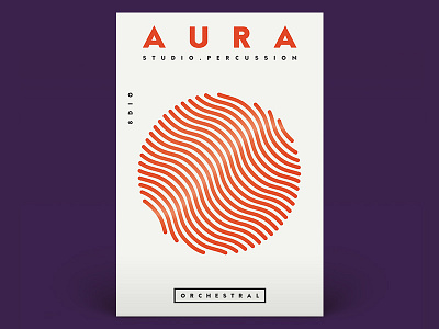 Aura Orchestral Cover album cover cover art illustration minimal simplicity vector