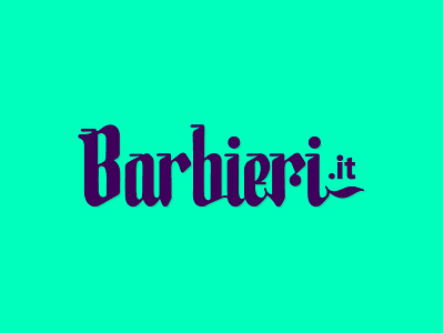 Barb / Logotype barber dope identity italian lettering logo logotype shop sign swish tattoo