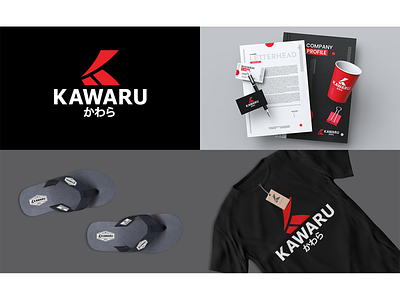 Brand Identity of Kawaru brand identity branding design logo design product design