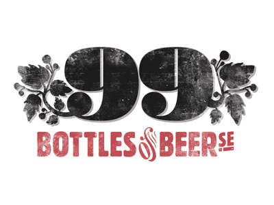 99 Bottles of Beer beer graphic design