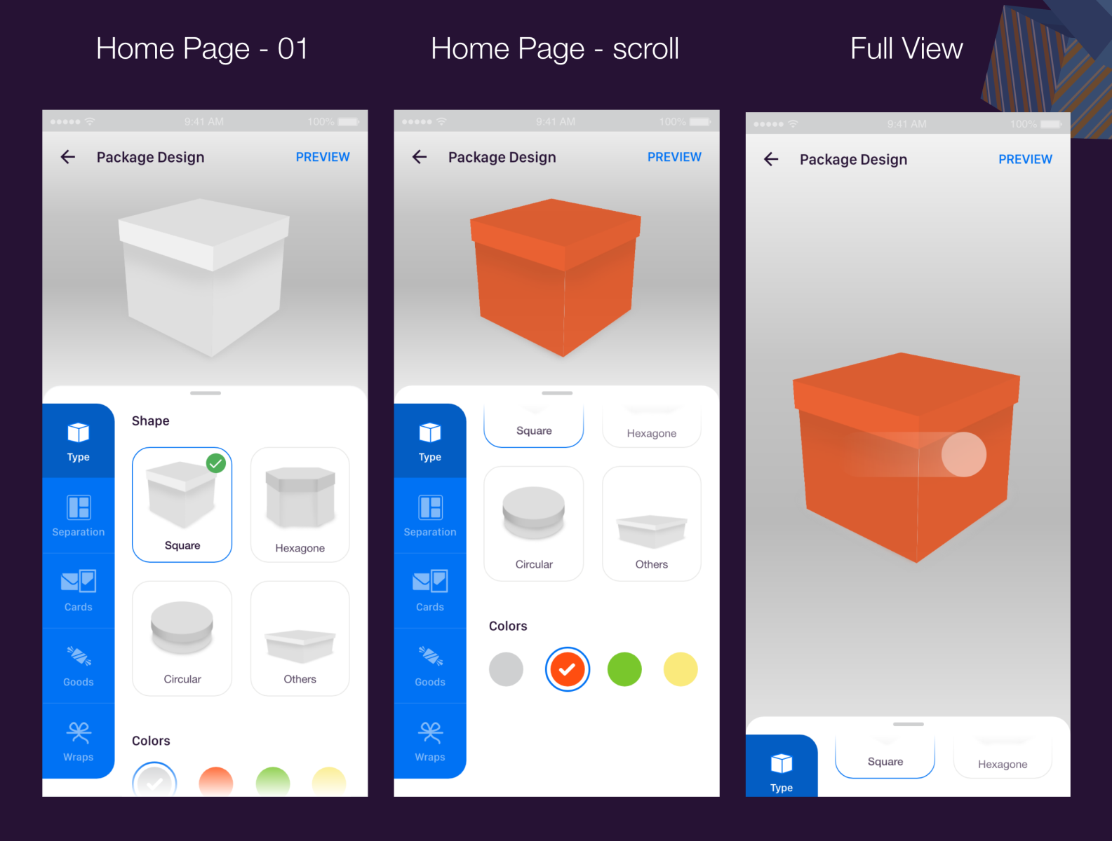 Customize Gift box experience by Rout on Dribbble
